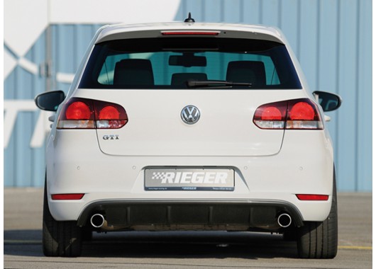 Дифузьор за задна броня Rieger за VW Golf 6 GTI (2009-2013)