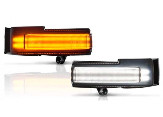 Комплект LED динамични мигачи с дневни светлини за огледала на Ford F150 (2015-2021)