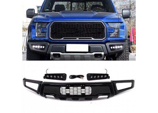 Метална предна броня Raptor дизайн за Ford F-150 (2015-2017)