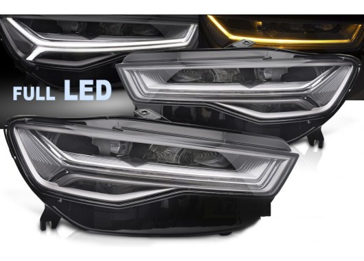 Комплект тунинг фарове за Audi A6 C7 (2014-2018) image
