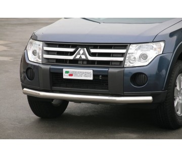 Протектор за предна броня Ø 76мм за Mitsubishi Pajero ( 2007 - 2011)