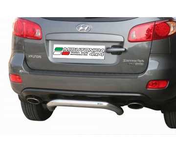 Протектор за задна броня Ø 76 мм за  Hyundai Santa Fe (2006 - 2010)