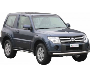 Протектор за предна броня Ø 76мм за Mitsubishi Pajero ( 2007 - 2011)