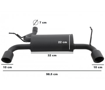 Ауспухова система за Jeep Wrangler/ Rubicon JK (2007-2017)