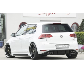 Дифузьор за задна броня Rieger за VW Golf 7 (2012-2017)