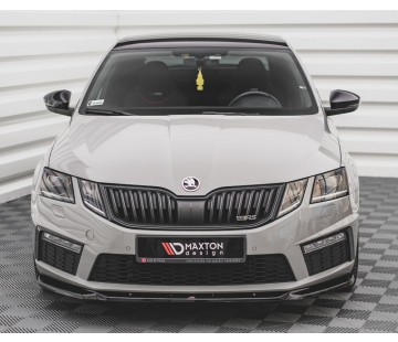 Спойлер за предна броня Maxton design за Skoda Octavia RS (2016-2019)