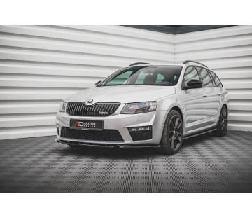 Спойлер за предна броня Maxton design за Skoda Octavia RS (2013-2016)