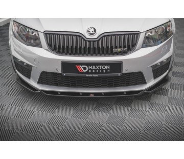 Спойлер за предна броня Maxton design за Skoda Octavia RS (2013-2016)