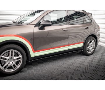 Добавки за прагове Maxton design за Porsche Cayenne Mk2 (2010-2014) 