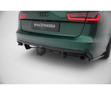 Дифузьор за задна броня Maxton design за Audi A6 C7 (2011-2014)