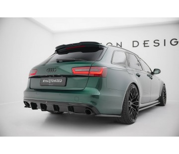 Дифузьор за задна броня Maxton design за Audi A6 C7 (2011-2014)