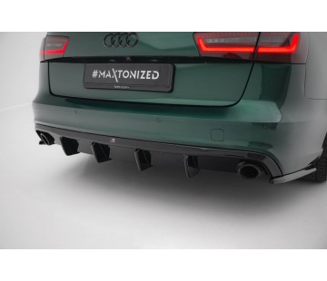 Дифузьор за задна броня Maxton design за Audi A6 C7 (2011-2014)