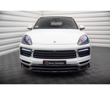 Спойлер за предна броня Maxton design за Porsche Cayenne Mk3 (2019-2023)