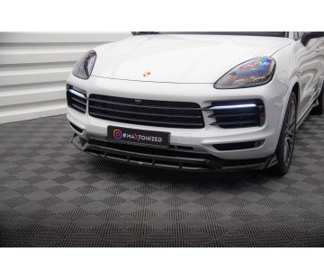 Спойлер за предна броня Maxton design за Porsche Cayenne Mk3 (2019-2023)