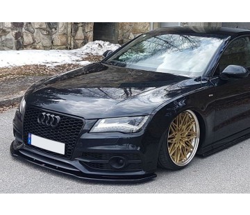 Спойлер за предна броня Maxton design за Audi A7 C7 S-line (2010-2014)