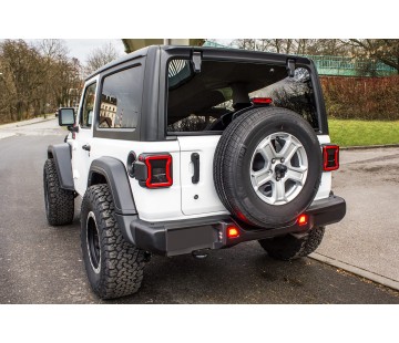 Задна стоманена броня за Jeep Wrangler JL (2018-)
