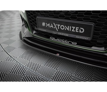 Спойлер за предна броня Maxton design за Audi RS4 B9 (2017-2019)