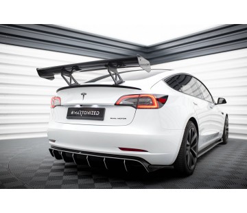 Спойлер за багажник от карбон Maxton design за Tesla Model 3 (2017-)